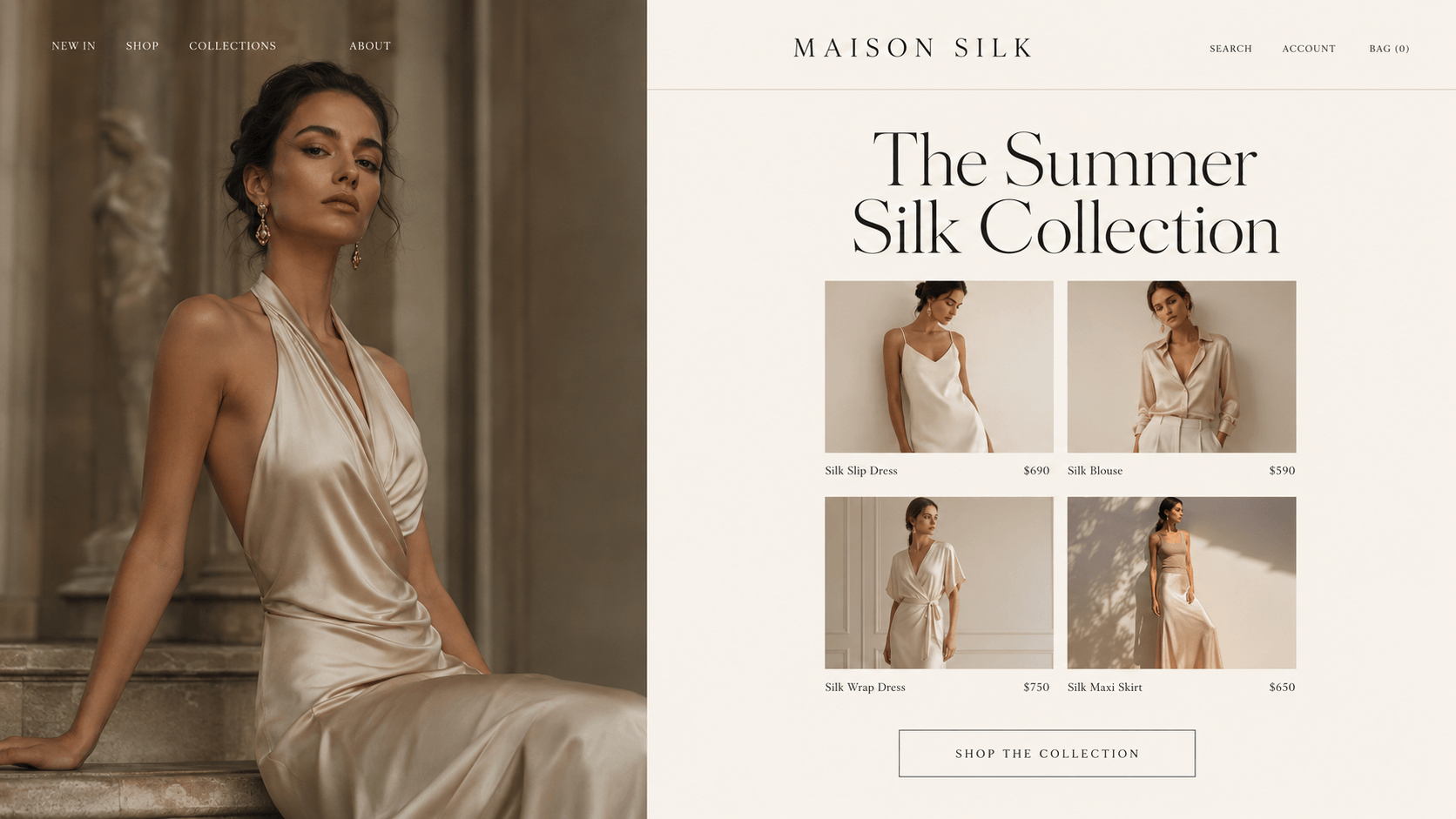 Maison Silk — Luxury fashion