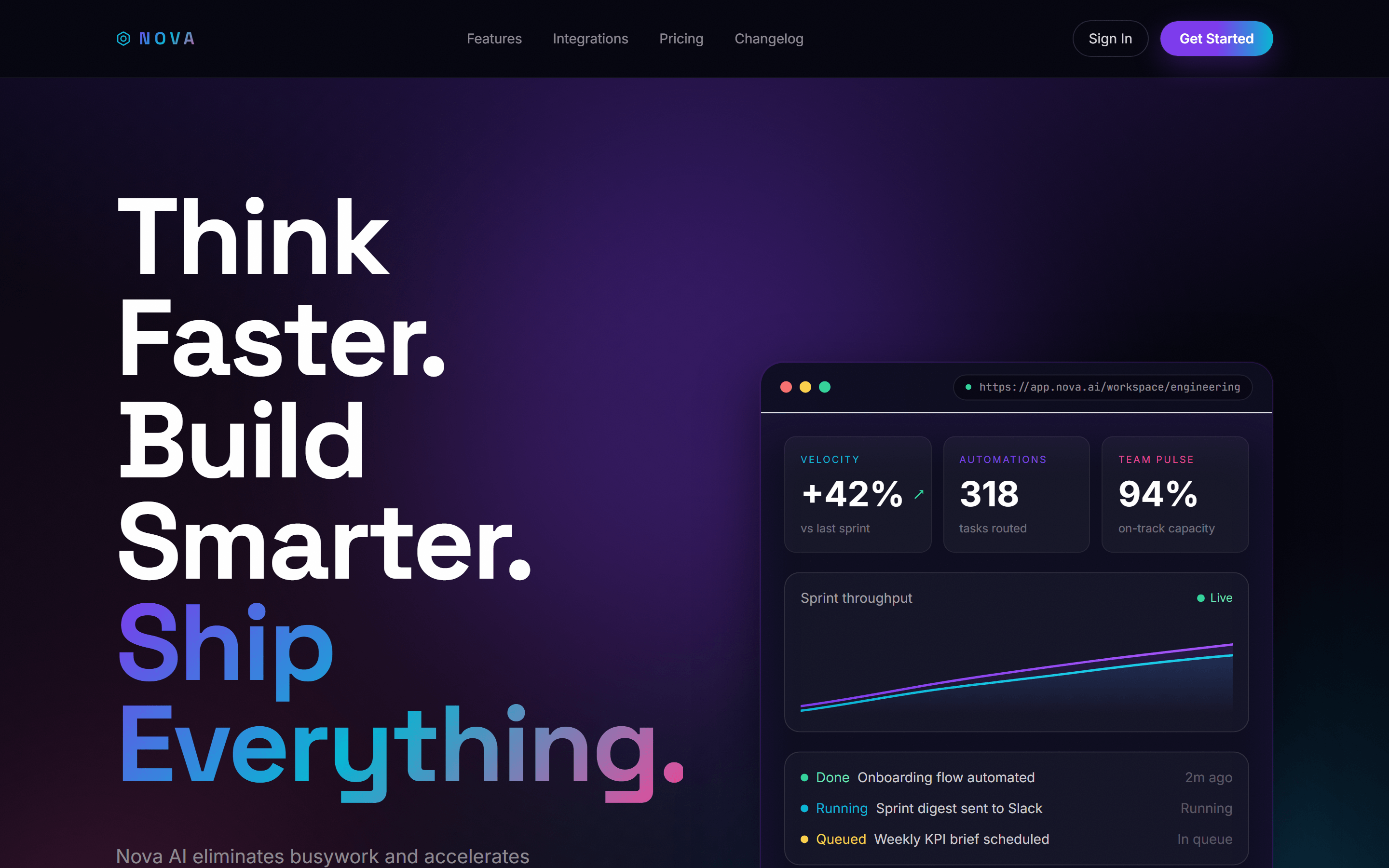 Nova AI — AI product